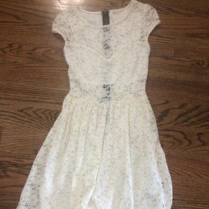Guess Lace Overlay Dress XS